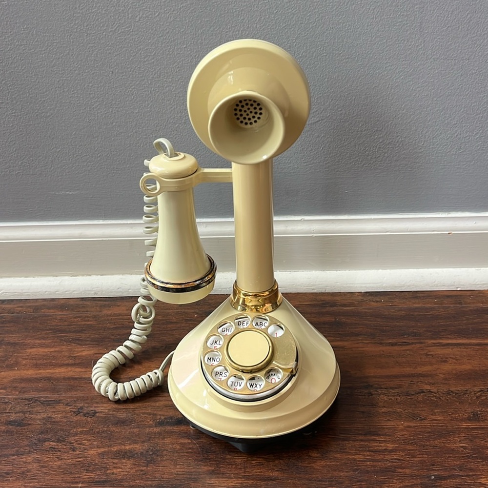 Vintage Telephone 1973 Western Electric Candlestick Rotary Phone
